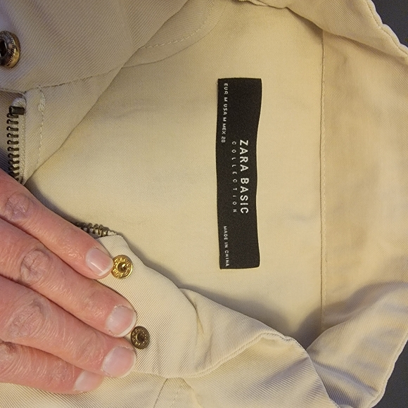 Zara Basics beige light weight spring jacket - Picture 6 of 6